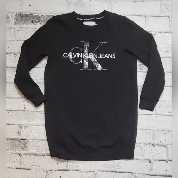 Calvin klein long crew neck sweat shirt - Picture 4 of 7